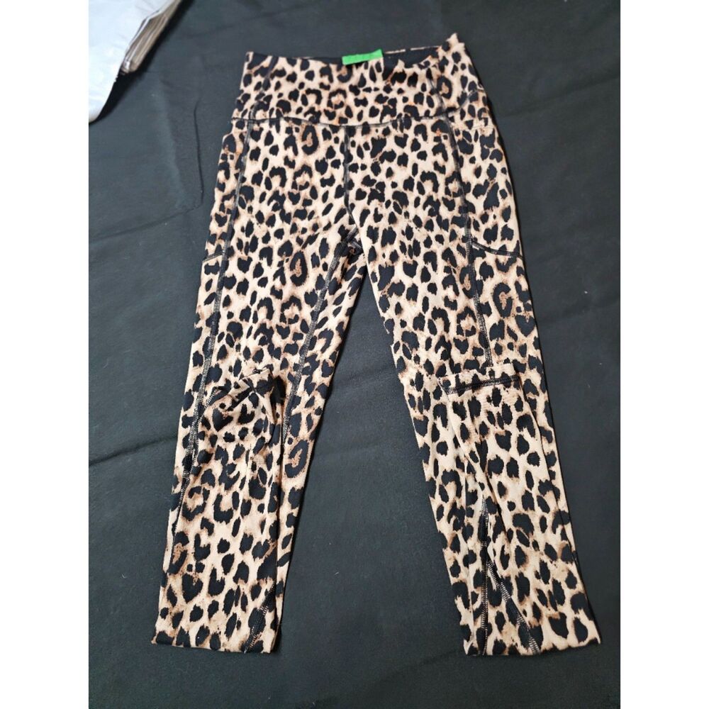 Victoria’s Secret Leopard Print High-Rise Pocket Leggings (Size 4 / Small)